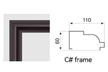 Cast Aluminum Door frame style C