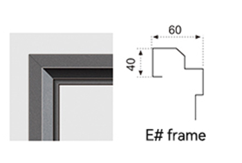 Cast Aluminum Door frame style E