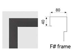 Cast Aluminum Door frame style F