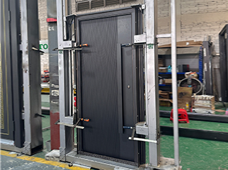 Aluminum door production completed