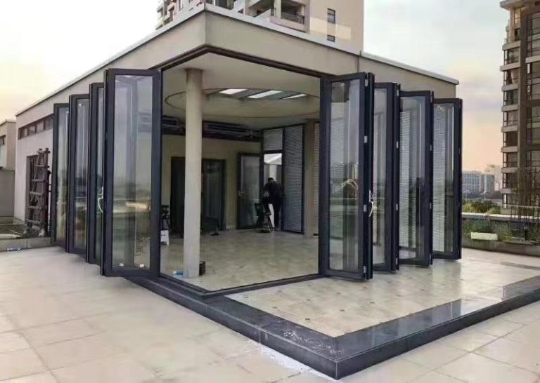 Patio folding door