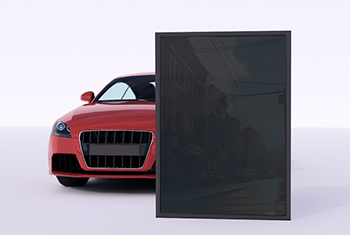 Garage Door Black Glass