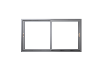 2 Glass Panels Sliding Door