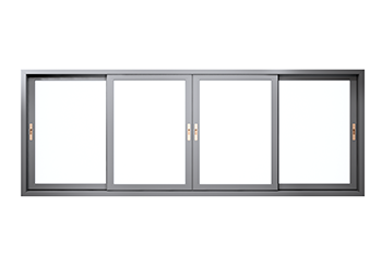 4 Glass Panels Sliding Doors