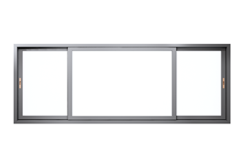 unequal panel sliding door