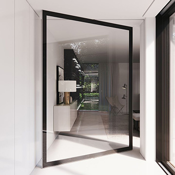 Aluminum Frame Pivot Door