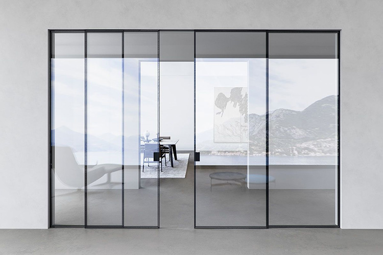 slim frame sliding doors