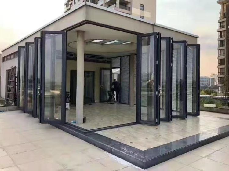 Patio folding door Patio folding door