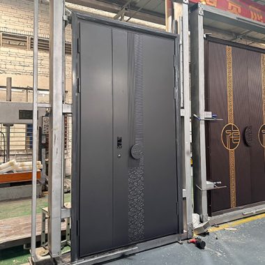 Cast Aluminum Doors on a Test Stand