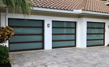 Framed Garage Door