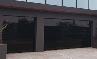 Frameless Glass Panel Garage Door​