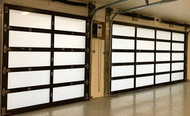 Glass Panel Garage Door​