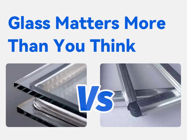 Single-layer and double-layer glass comparison Single-layer and double-layer glass comparison